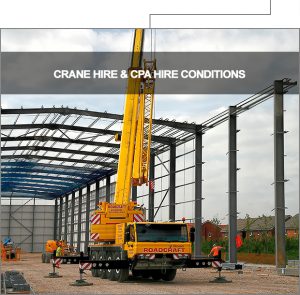 Crane Hire & CPA Hire Conditions